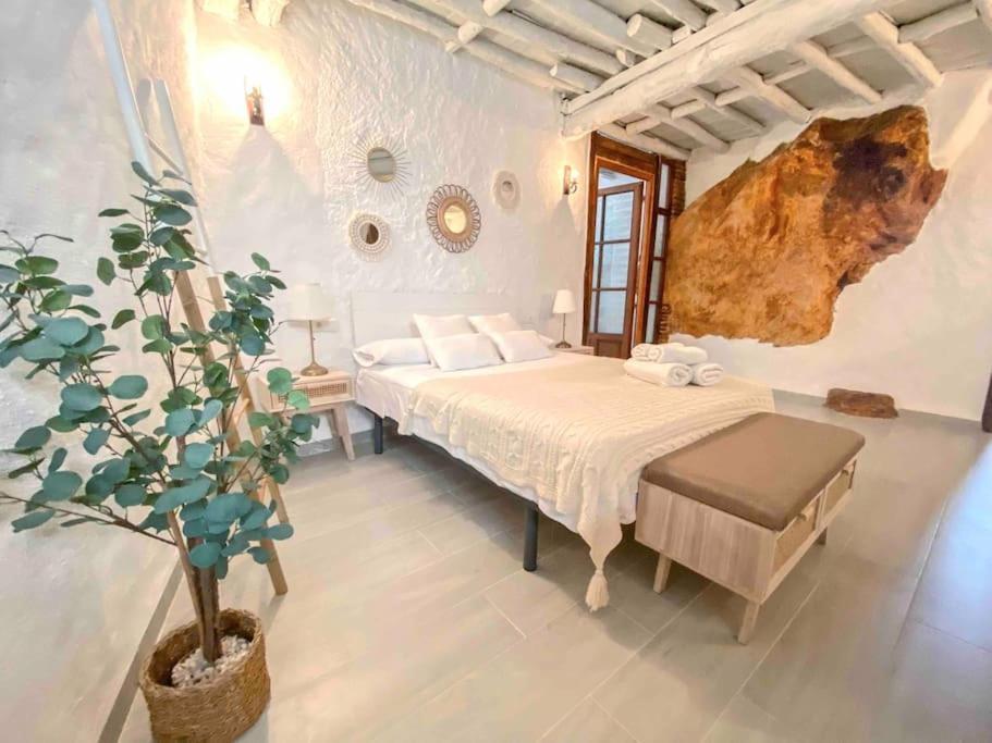 La Palmera. Casa Rural Con Piscina Privada. Benadalid Exterior foto