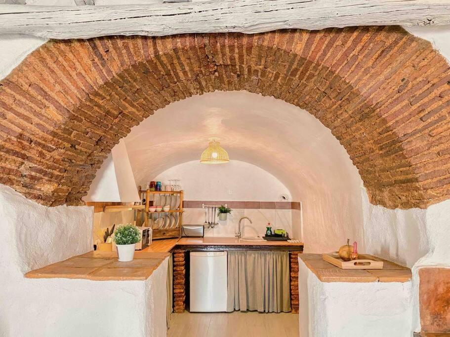 La Palmera. Casa Rural Con Piscina Privada. Benadalid Exterior foto